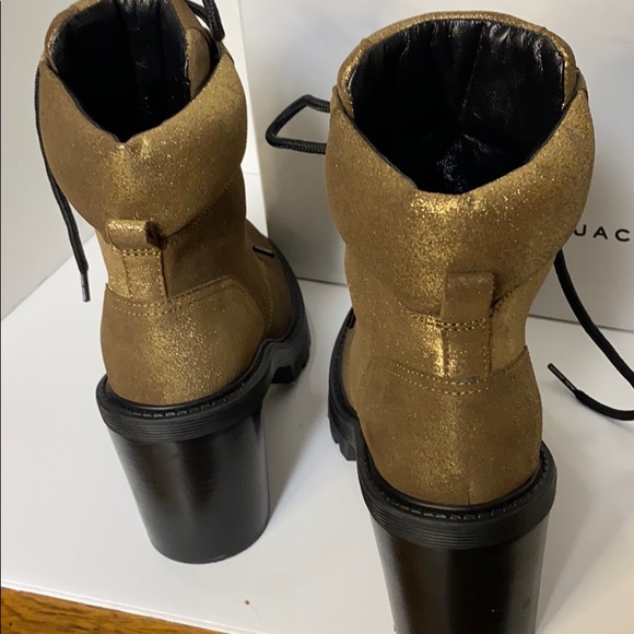 Marc Jacobs Gold Moto Boots BNIB - Picture 4 of 7